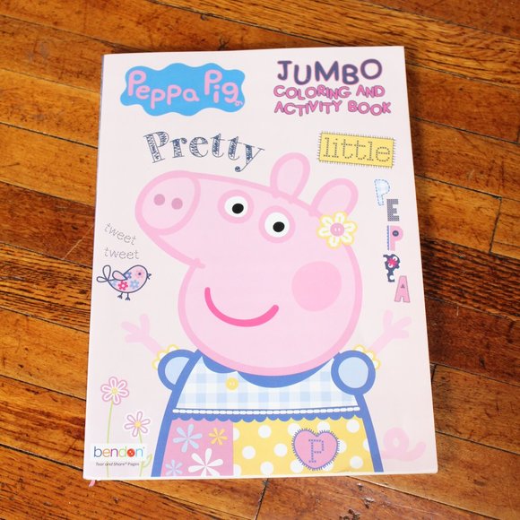 Peppa Pig | Toys | Peppa Pig Jumbo Coloring Book Activity New | Poshmark